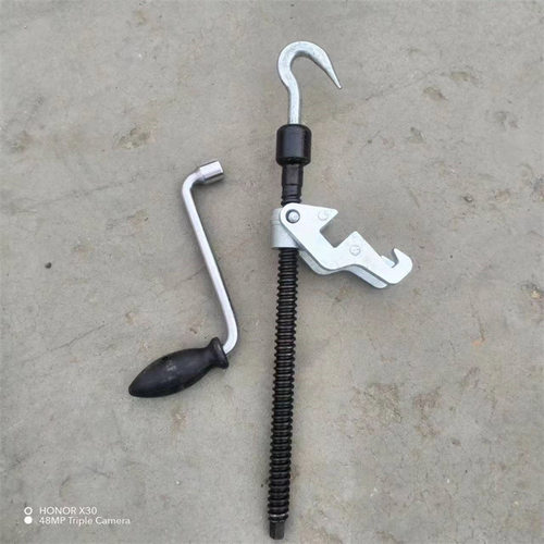 铁路 防溜螺杆拉紧器 人力制动机紧固器 带手摇把带扳手紧闸器厂