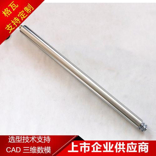 定制48V动力滚筒 2T塑料托盘辊道输送机485控制器 双排链轮电辊筒