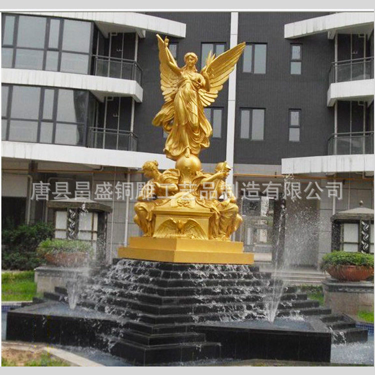 爱神雕像 欧式人物雕塑 维纳斯雕像 西洋女人纯铜摆件制作