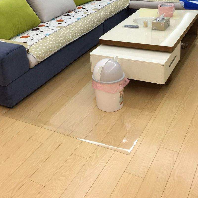 80*120透明地垫防水地板家用防滑PVC桌垫门垫进门脚垫子塑料地毯