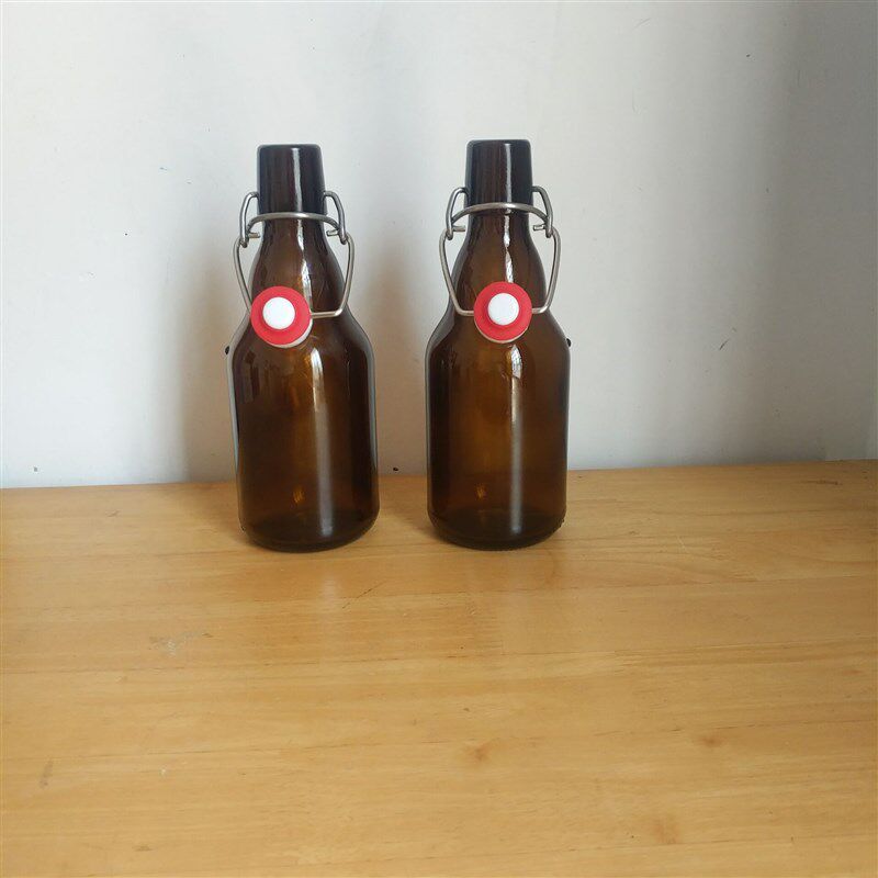 成箱出售新款330毫升卡扣棕色玻璃瓶啤酒瓶.空瓶汽水瓶饮料瓶红酒