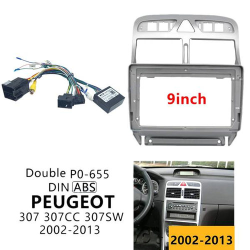 导航音响改装框支架适用于适用于标致Peugeot 307 307CC 307SW