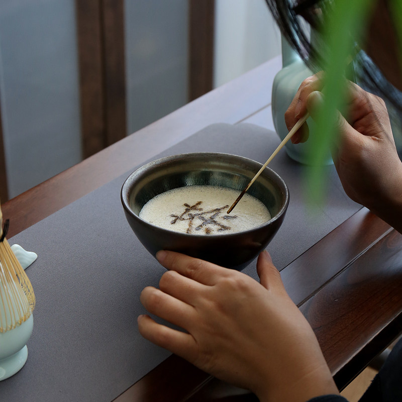 仿宋代点茶茶具套装茶粉茶盏点茶礼盒套装仿宋打茶工具套装一整套