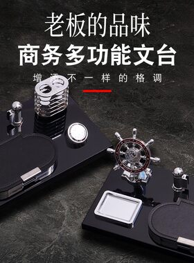 2022年木质商务台历架办公桌笔筒文台摆件老板日历简约装饰创意