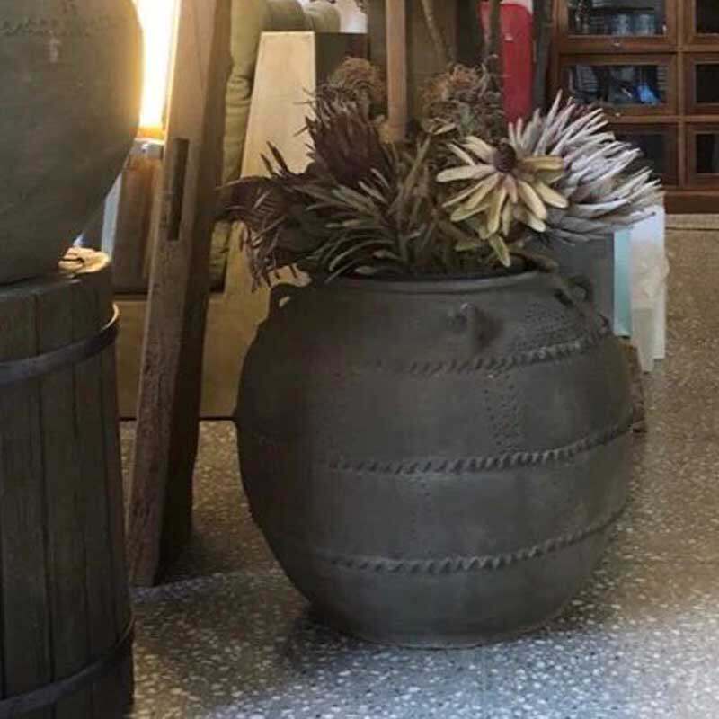 翁缸陶土缸装饰个性陶器复古花器仿古花盆土陶瓦缸艺术花盆陶罐