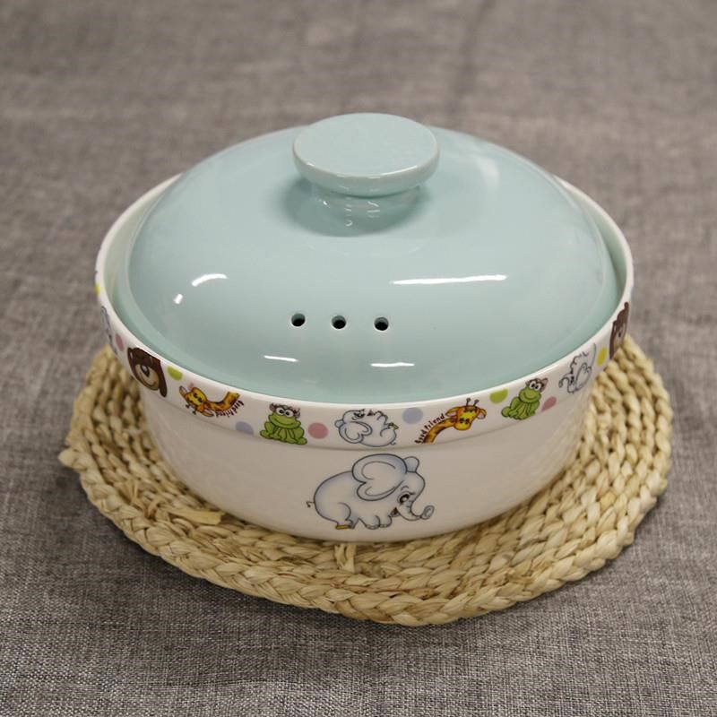 高档微波炉专用器皿陶瓷蒸锅煮饭蒸米饭容器碗饭盒加热煲饭煲蒸笼