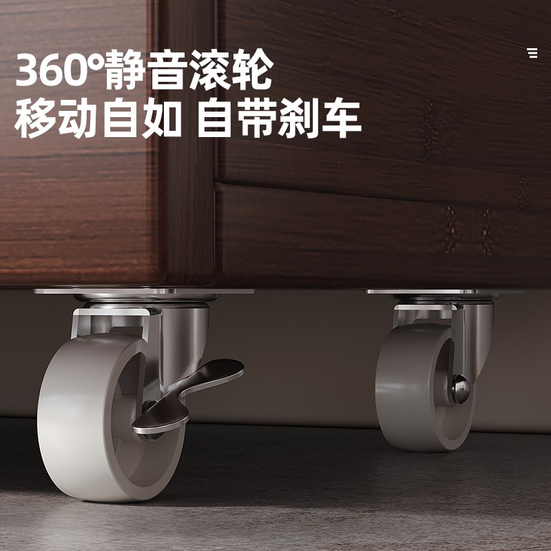 可移动书架落地置物架一体靠墙书柜儿童不占空间经济型客厅收纳架
