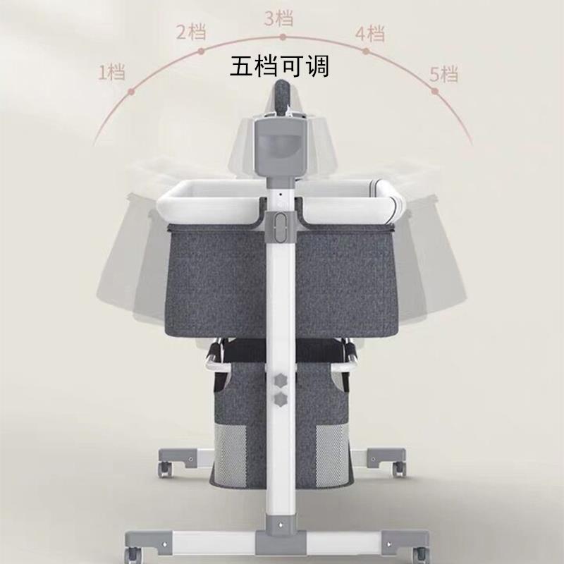 多功能新生婴儿电动摇篮床智能摇椅睡篮安抚宝宝哄娃神器拼接大床