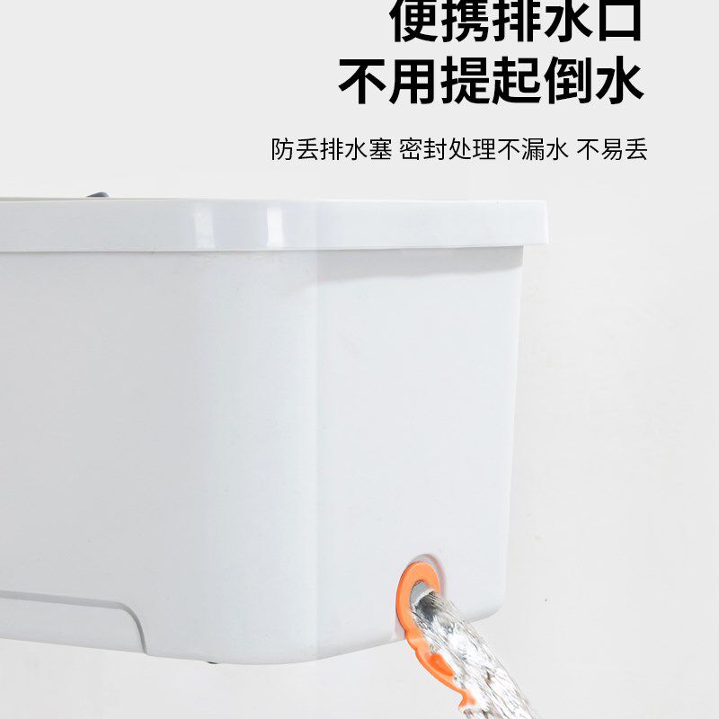 大号70厘米长方形拖把桶单卖拖把盆加长拖地桶涮洗墩布商用清洁池