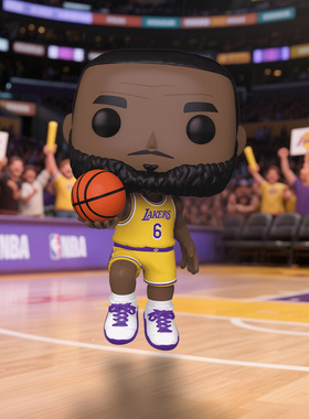 funko丰高nba湖人队詹姆斯 詹皇手办周边老詹公仔摆件球星手办