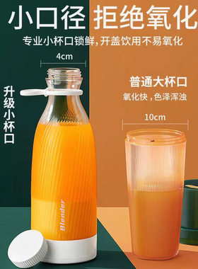 500毫升大杯可携式榨汁机充电小型果蔬汁杯学生家用车载果榨汁杯