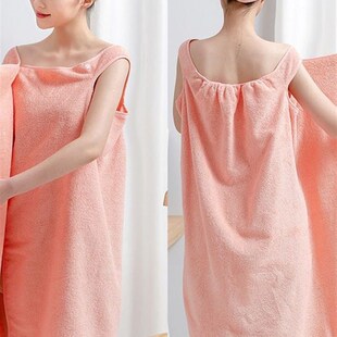 可穿轻薄女式 纯棉 浴袍 透气 无绒 柔软舒适 金号纯棉网红浴巾夏季