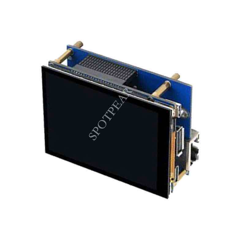 树莓派CM4 2.8英寸MIPI 电容触摸屏扩展板 小巧千兆网口4路USB2.0
