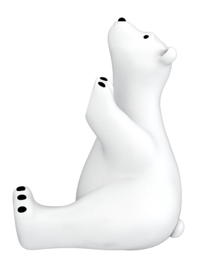 冰石美网红北极熊小桌面摆件手机支架办公室装饰品实用礼物送女生