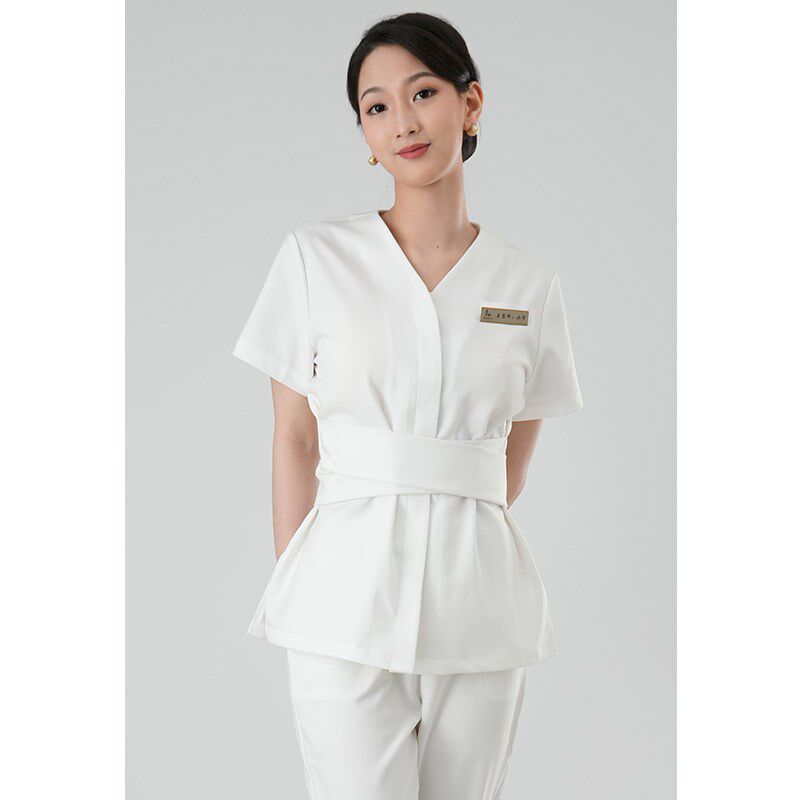 高端美容美甲工作服女足浴技师服套装养生馆服装美容皮肤管理工服