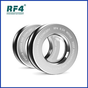 RF4双目 0.7X显微镜倍增镜镜头 三目电子显微镜专用辅助物镜0.5X