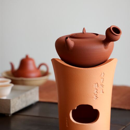 仿古红泥炉 潮州工夫茶炉 火炭炉碳炉手工砂铫 素雅手工炉小炭炉