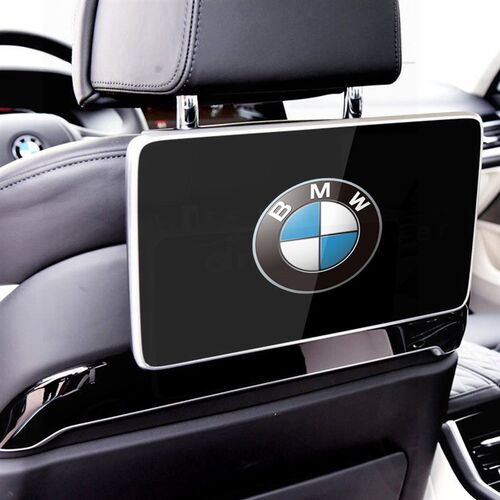 新款宝马专用5系7系后座娱乐电视8K安卓系统10版后排电视头枕屏