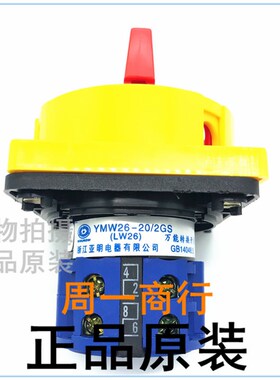 浙江亚明转换开关YMW26-20/2GS电容柜高压柜成套柜体电源切断开关