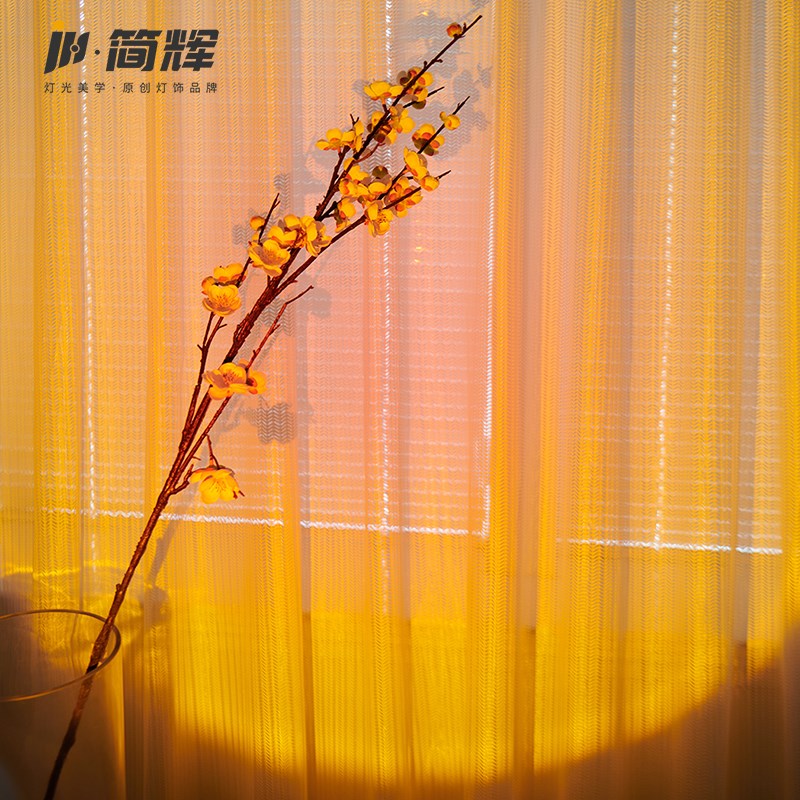 简辉明装日落灯卧室可调节角度射灯网红氛围筒灯夕阳日不落壁灯