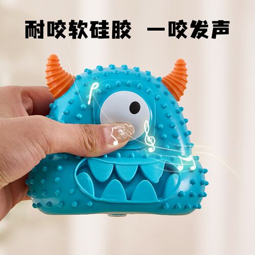 狗狗玩具怪兽发声磨牙洁齿耐咬泰迪小型犬金毛柯基解闷幼犬狗用品