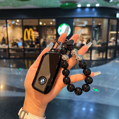 专用宝马钥匙套24款5系X5/X1/iX1/7系/ X6/i5/X7/i7新款车包扣壳