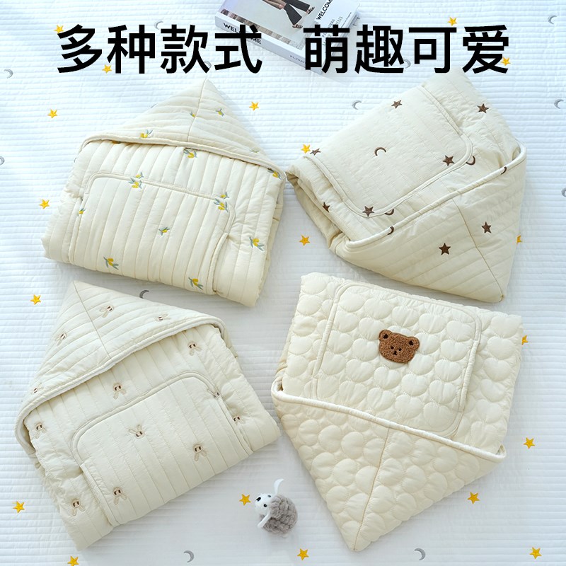 婴儿推车专用小被子防风保暖冬季宝宝遛娃神器挡风被腰凳斗篷盖毯