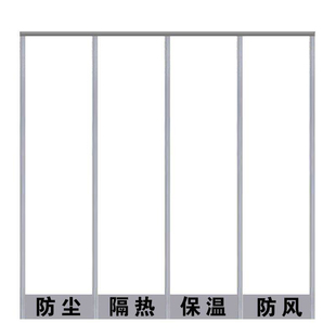X夏季店铺空调门帘防走冷商场门帘透明pvc门市加厚隔热皮帘子