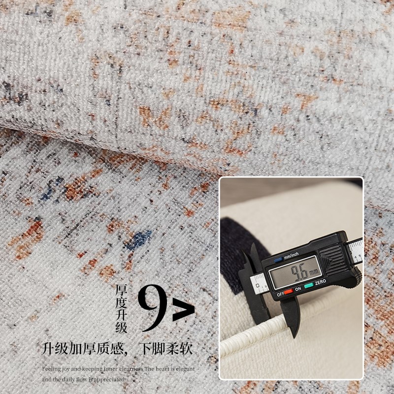 新中式客厅地毯沙发茶几垫国风书房茶室地垫绿色竹子民宿地毯定制