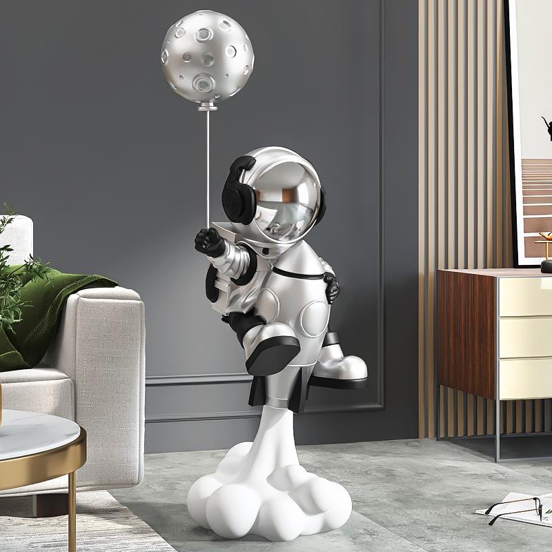 宇航员客厅装饰摆件大型落地家居饰品太空人电视柜旁乔迁新居礼品