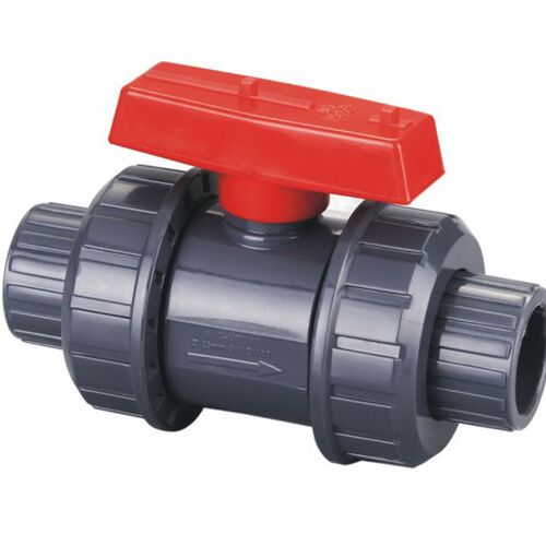 UPVC活接球阀 PVC双由令球阀 PVC活接球阀 塑料阀门 DN15 20MM