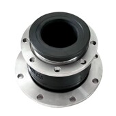 变径橡胶软接头软连接同心变径橡胶软连接法兰式 接头膨胀节减震器