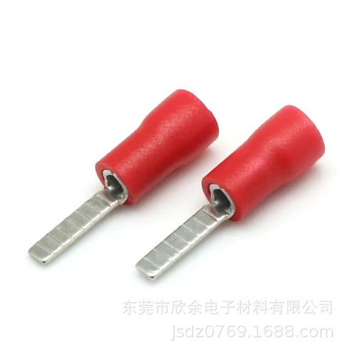 供应片型绝缘端子扁针形连接器冷压端头DBV1-14有ROHS, UL