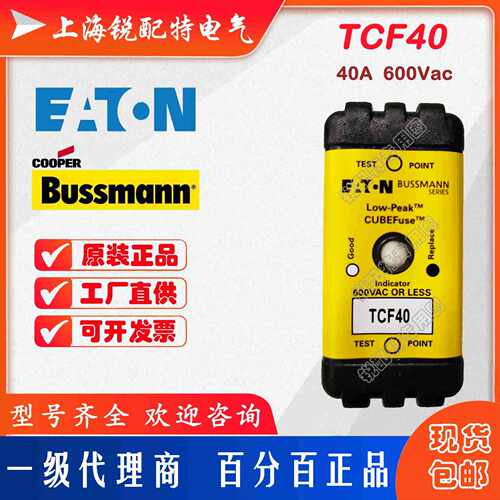 TCF40 保险丝 600V40A 巴斯曼BUSSMANN熔断器