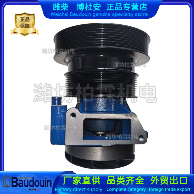 潍柴WP10发动机6M16发电机组原厂1001045335水泵图片