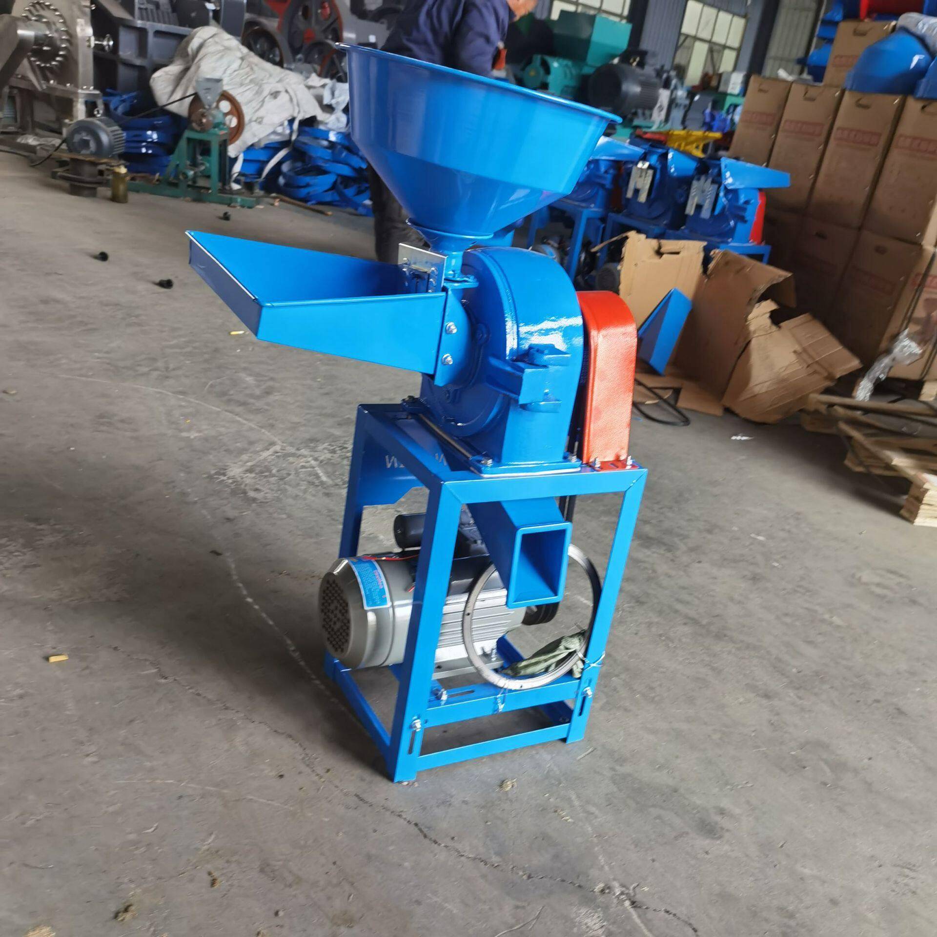 玉米粉碎机小型家用养殖磨粉打辣椒材饲料调料花椒佐料