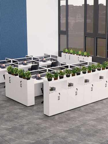 ft办公室花槽柜车间隔断柜绿植边柜文件柜资料柜储物木质矮柜长条