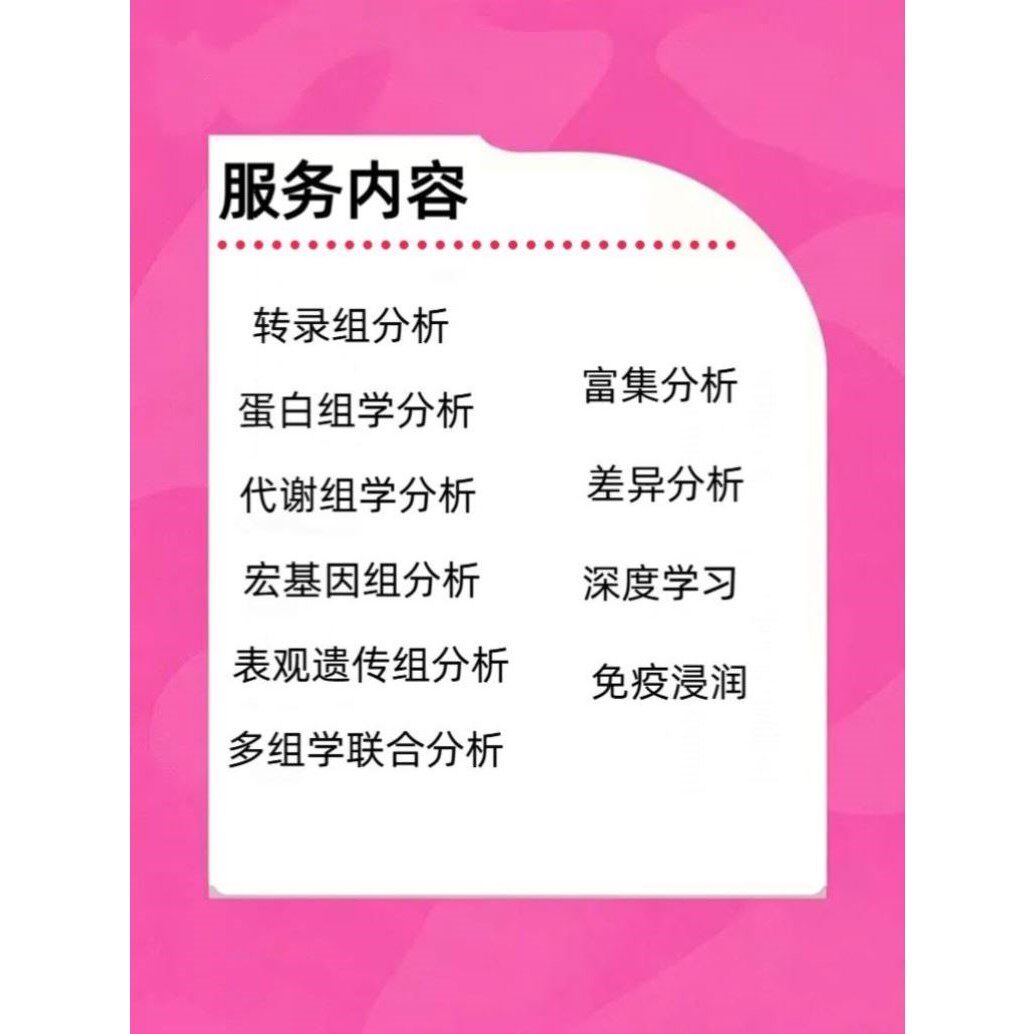 单细胞测序分析生信分析TCGA GEO数据挖掘转录组网络药理学