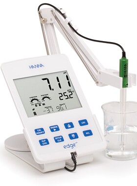 意大利哈纳HI2002大屏幕平板微电脑pH ORP mV温度ph计测定仪