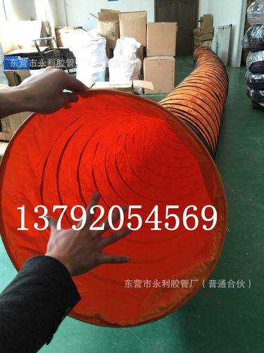 加工DN50mm-150mm高温硅胶软管耐高温耐压软管红色高温风管