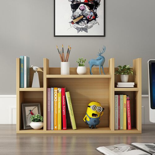 创意桌面书架置物架儿童学生桌上小书架简易桌上收纳架多层小书柜