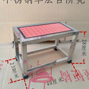 不锈钢台阶凳小门台活动小楼梯梯阶凳一二三层家用梯脚踏凳踏步凳
