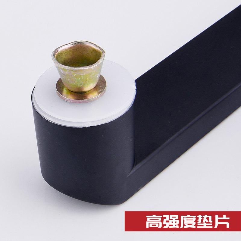 玻璃门拉手商铺大移门办公室浴室淋浴房推拉门把手304不锈钢黑色