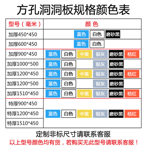 洞洞板工具挂架挂板置物架工具墙挂板五金工具整理展示架工具挂钩