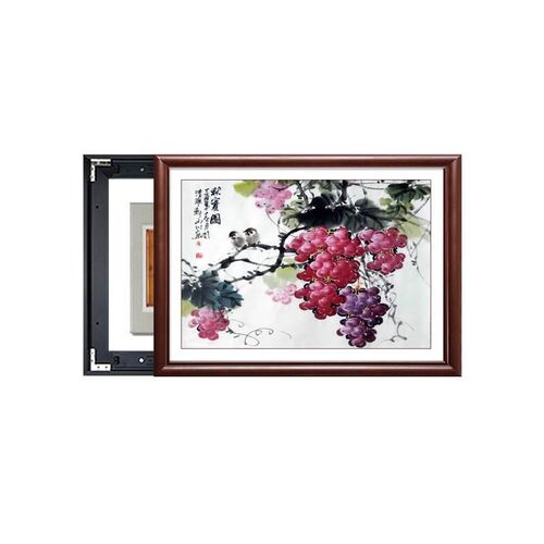 2024新款新中式电表箱装饰画免打孔电闸箱弱电配电箱遮挡餐厅挂画
