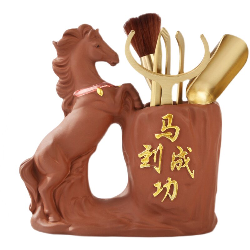 洗茶具用品泡茶茶台工具全套茶道六君子套装配套黄铜高档茶具配件