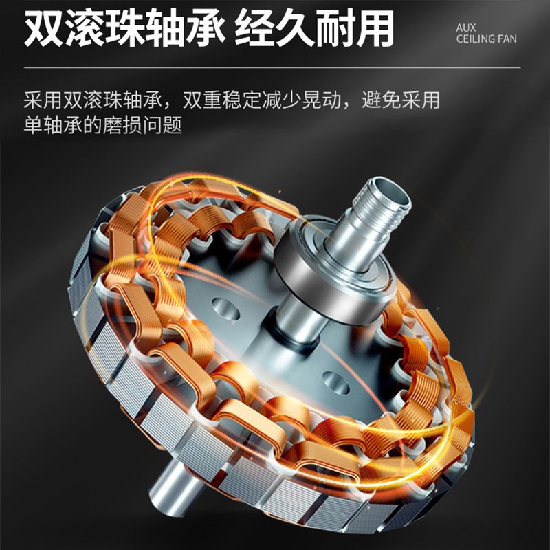 吊扇风扇家用56寸吊王大风力铁叶吊式电风扇家用客厅宿舍工业吊扇