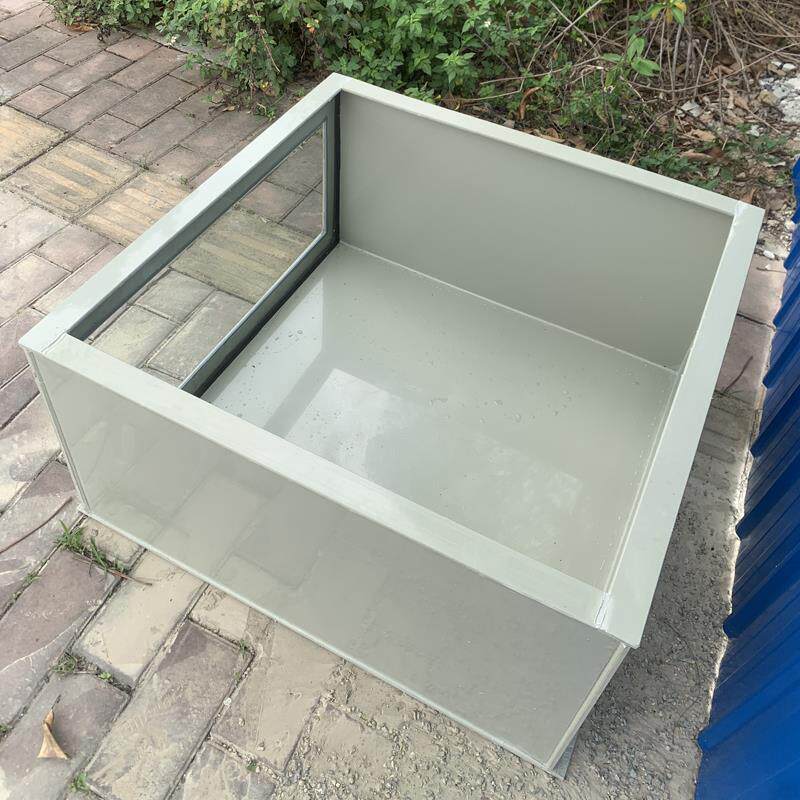 定做家用养乌龟锦鲤大型一面玻璃观景pp塑料鱼箱鱼缸市场卖海鲜池