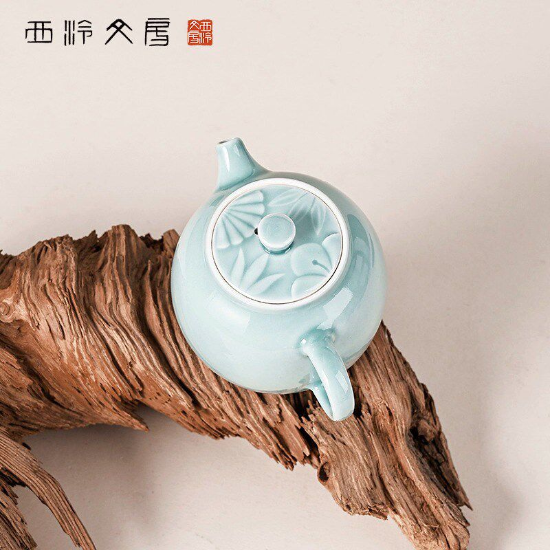 西泠文房 知君子茶器茶具套装梅兰竹菊一壶四杯中式文房茶室工夫