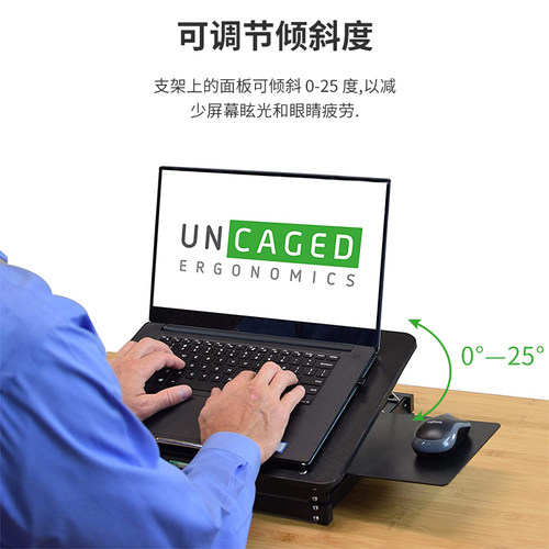 电脑升降桌站立式工作台办公桌增高架笔记本台式可调节移动折叠桌
